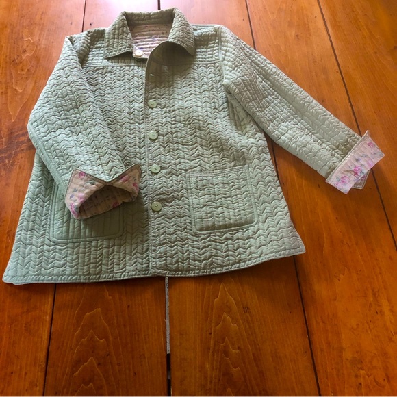 Northern Reflections Cotton Quilted Coat - Reversible - Floral - Picture 4 of 10